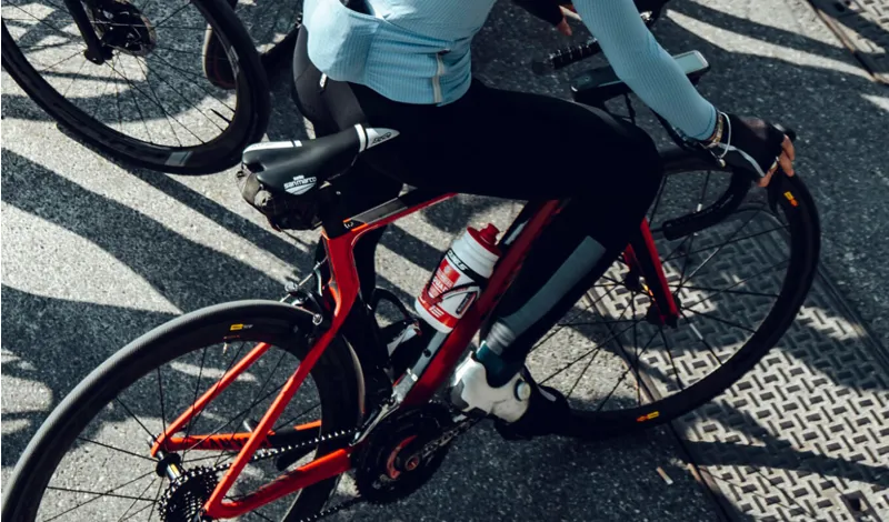 Q36.5 Womens Gregarius Hybrid LIGHT Bib Tights : Black-5